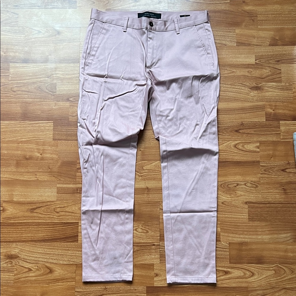 Zara Men's Light Pink Chinos